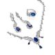Fabulous Feather Motif Silver Spinel Necklace, image , picture 5