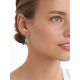 Chic Silver Topaz Floral Design Earrings, image , picture 3