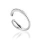 Chic Silver Crystal 2 in 1 Cuff The Liquid, image 