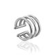 Minimalist Design Triple Line Silver Cuff The ICONIC, image 