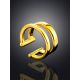 Glossy Gilded Silver Double Line Ear Cuff The ICONIC, image , picture 2