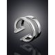 Glossy Silver Double Line Ear Cuff The ICONIC, image , picture 2