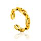 Trendy Chain Motif Gilded Silver Ear Cuff The ICONIC, image 