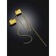 Bold Mismatched Gilded Silver Earrings The Liquid, image , picture 2