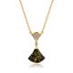 Amazing Green Amber Pendant Necklace, Length: 50, image 