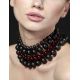 Fabulous Black Amber Beaded Necklace The Cuba, Length: 53, image , picture 2