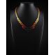 Mix Tone Amber Necklace, Length: 48, image , picture 6