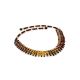 Luminous Mix Tone Amber Necklace, Length: 46, image , picture 3