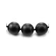 Fabulous Black Amber Beaded Necklace The Cuba, Length: 53, image , picture 4