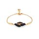 Chic Gilded Silver Amber Bracelet The Sunrise, Length: 15, image 