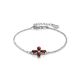Refined Silver Amber Chain Bracelet The Supreme, Length: 16, image 