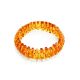 Luminous Cognac Amber Bracelet, Length: 16.5, image 