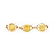 Gold Plated Bracelet With Honey Amber The Algeria, image , picture 4