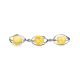 Link Amber Bracelet In Sterling Silver The Algeria, image , picture 3