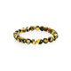 Mosaic Design Amber Beaded Bracelet The Dalmatian, image 