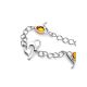 Cute And Fabulous Sterling Silver Bracelet With Cognac Amber The Cats, image , picture 3