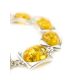 Silver Link Bracelet With Lemon Amber The Saturn, image , picture 2
