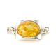 Silver Link Bracelet With Lemon Amber The Saturn, image , picture 5