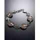 Amazing Symbolic Gift The Tree Of Life Bracelet Made in Amber And Sterling Silver, image , picture 2