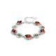 Amber Bracelet In Sterling Silver The Luxor, image 