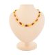 Multicolor Twisted Cut Amber Necklace, image 