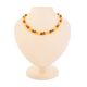 Two-Toned Amber Beaded Necklace, image 