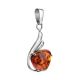 Ultra Feminine Amber Pendant In Sterling Silver The Acapulco, image , picture 5
