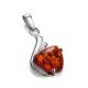 Ultra Feminine Amber Pendant In Sterling Silver The Acapulco, image , picture 6