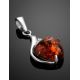 Ultra Feminine Amber Pendant In Sterling Silver The Acapulco, image , picture 3