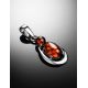 Sterling Silver Amber Pendant The Prussia, image , picture 2