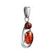 Sterling Silver Amber Pendant The Prussia, image , picture 4