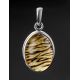 Amber Pendant In Sterling Silver The Nymph, image , picture 2