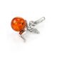 Sterling Silver Pendant With Cognac Amber The Angel, image , picture 4