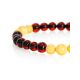 Two Toned Amber Beaded Bracelet The Prague, image , picture 3