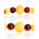 Bright Amber Beaded Bracelet The Prague, image , picture 4