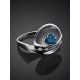 Stylish Silver Topaz Ring, Ring Size: 7 / 17.5, image , picture 2