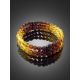 Fashionable Two Tone Amber Bracelet, Length: 17, image , picture 2