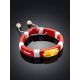 Safari Style Leather Amber Bracelet The Copacabana, image , picture 2