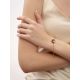 Stylish Gilded Silver Amber Chain Bracelet, Length: 16, image , picture 4