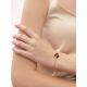Chic Gilded Silver Amber Chain Bracelet, Length: 15, image , picture 3