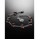 Stylish Silver Amber Chain Bracelet The Monaco, Length: 17, image , picture 2