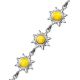Silver Link Bracelet With Honey Amber The Helios, image , picture 4