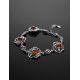 Filigree Silver Bracelet With Cognac Amber The Tivoli, image , picture 2