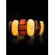 Multicolor Amber Elastic Bracelet, image , picture 2