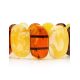 Multicolor Amber Elastic Bracelet, image , picture 3
