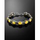 Amber Bracelet In Sterling Silver The Soprano, image , picture 2