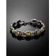 Green Amber Bracelet In Sterling Silver The Soprano, image , picture 2
