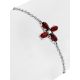 Refined Silver Amber Chain Bracelet The Supreme, Length: 16, image , picture 3