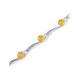 Cute Link Amber Bracelet In Sterling Silver The Leia, image , picture 3