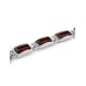 Geometric Silver Link Bracelet With Cherry Amber, image , picture 3